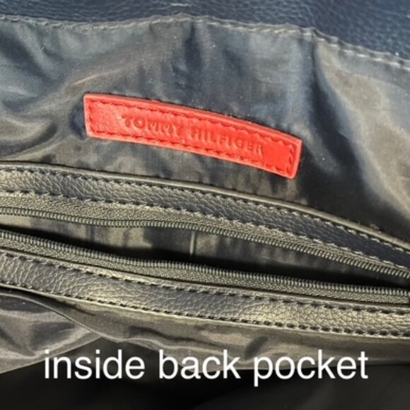 Tommy Hilfiger Blue & Gray Large Tote Bag - Picture 9 of 13